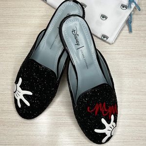 Chiara Ferragni x Disney Minne Mouse Glitter Mules